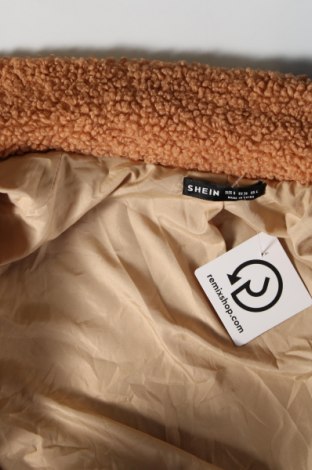 Palton de femei SHEIN, Mărime S, Culoare Maro, Preț 186,54 Lei