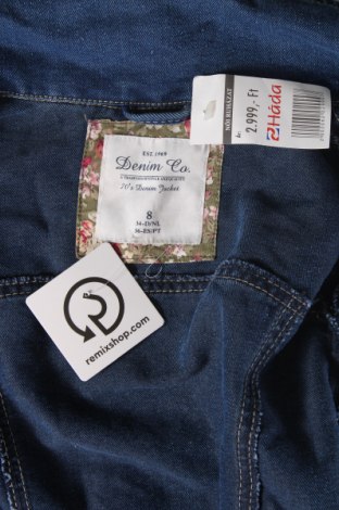 Дамско яке Denim Co., Размер XS, Цвят Син, Цена 23,99 лв.