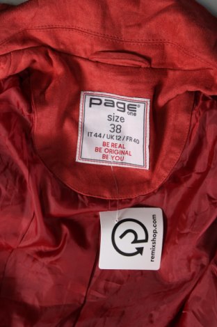 Dámska bunda  Page One, Veľkosť M, Farba Červená, Cena  5,99 €