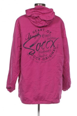 Γυναικείο μπουφάν Soccx, Μέγεθος XXL, Χρώμα Ρόζ , Τιμή 34,44 €