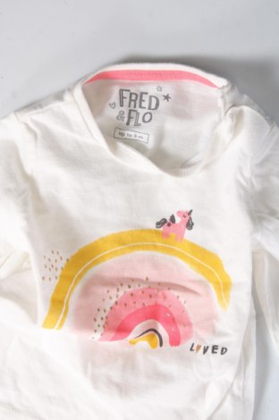 Kinder Shirt F&F, Größe 2-3m/ 56-62 cm, Farbe Weiß, Preis € 1,99