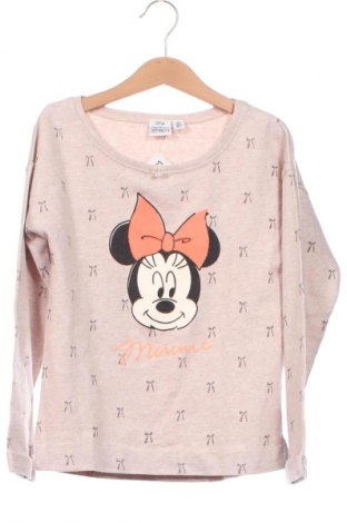 Dziecięca bluzka Minnie Mouse, Rozmiar 6-7y/ 122-128 cm, Kolor Beżowy, Cena 29,12 zł