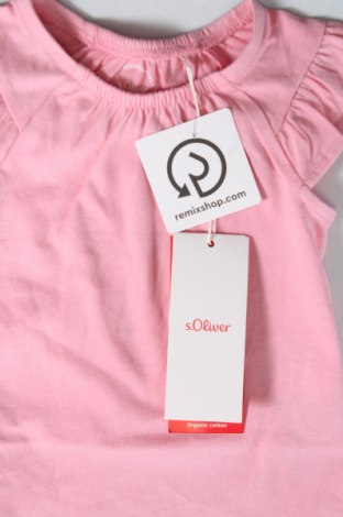 Kinder Shirt S.Oliver, Größe 6-9m/ 68-74 cm, Farbe Rosa, Preis 5,49 €