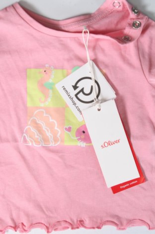 Kinder Shirt S.Oliver, Größe 3-6m/ 62-68 cm, Farbe Rosa, Preis € 3,99