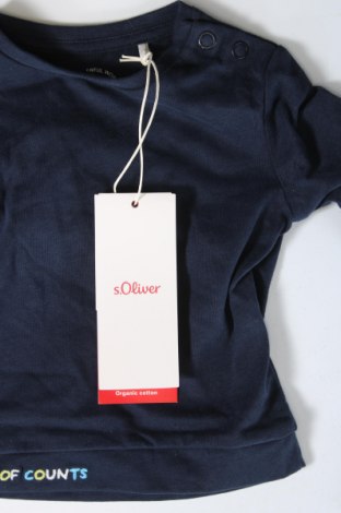 Kinder Shirt S.Oliver, Größe 2-3m/ 56-62 cm, Farbe Blau, Preis € 5,29