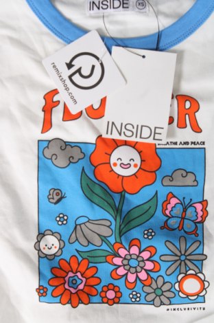 Kinder T-Shirt Inside, Größe 1-2m/ 50-56 cm, Farbe Weiß, Preis 5,99 €