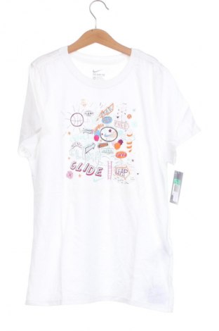Dziecięcy T-shirt Nike, Rozmiar 13-14y/ 164-168 cm, Kolor Biały, Cena 78,29 zł