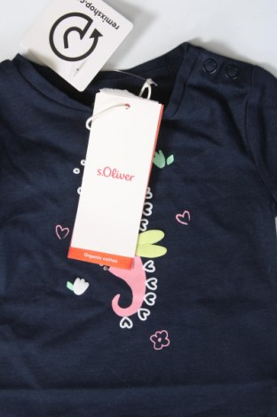 Kinder T-Shirt S.Oliver, Größe 2-3m/ 56-62 cm, Farbe Blau, Preis € 3,99