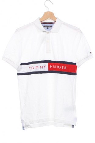 Dziecięcy T-shirt Tommy Hilfiger, Rozmiar 13-14y/ 164-168 cm, Kolor Biały, Cena 127,99 zł