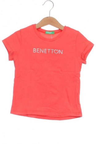 Kinder T-Shirt United Colors Of Benetton, Größe 3-4y/ 104-110 cm, Farbe Rot, Preis 4,79 €