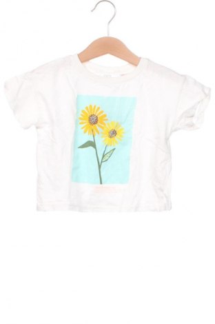 Dziecięcy T-shirt Zara, Rozmiar 6-9m/ 68-74 cm, Kolor Biały, Cena 15,37 zł