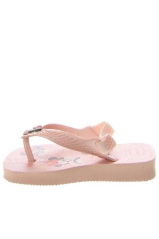 Kinderpantoffeln Havaianas, Größe 19, Farbe Rosa, Preis 5,49 €