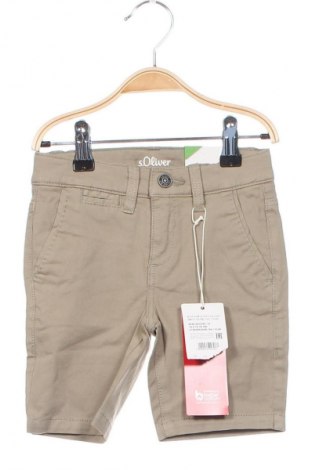 Детски къс панталон S.Oliver, Размер 2-3y/ 98-104 см, Цвят Зелен, Цена 22,99 лв.