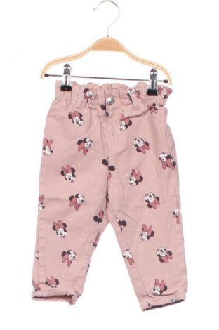 Pantaloni pentru copii H&M, Mărime 9-12m/ 74-80 cm, Culoare Roz, Preț 53,61 Lei