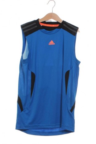 Μπλουζάκι αμάνικο παιδικό Adidas, Μέγεθος 13-14y/ 164-168 εκ., Χρώμα Μπλέ, Τιμή 7,49 €