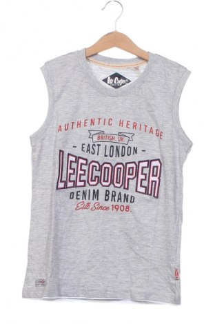 Μπλουζάκι αμάνικο παιδικό Lee Cooper, Μέγεθος 9-10y/ 140-146 εκ., Χρώμα Γκρί, Τιμή 5,43 €