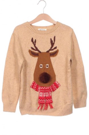 Dziecięcy sweter H&M, Rozmiar 6-7y/ 122-128 cm, Kolor Beżowy, Cena 22,28 zł