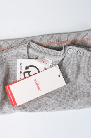 Kinderpullover S.Oliver, Größe 9-12m/ 74-80 cm, Farbe Grau, Preis € 9,49