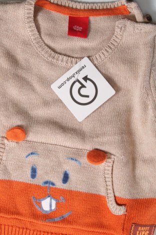 Kinderpullover S.Oliver, Größe 9-12m/ 74-80 cm, Farbe Beige, Preis € 5,99