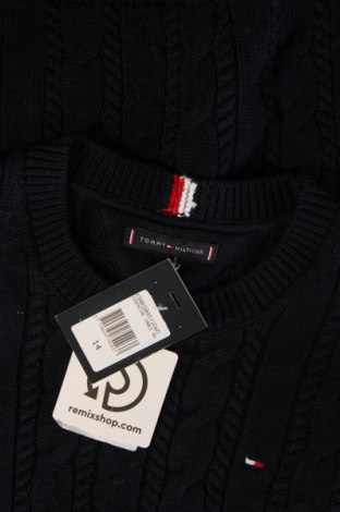 Pulover pentru copii Tommy Hilfiger, Mărime 12-13y/ 158-164 cm, Culoare Albastru, Preț 248,99 Lei