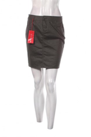 Kožená sukňa  Camaieu, Veľkosť S, Farba Sivá, Cena  33,45 €