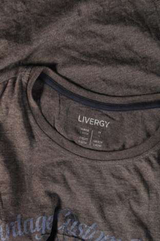 Herren Shirt Livergy, Größe L, Farbe Grau, Preis € 5,99