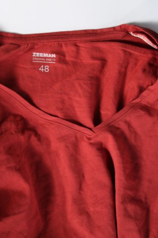 Herren Shirt Zeeman, Größe M, Farbe Rot, Preis € 3,99