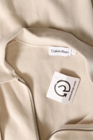 Męski kardigan Calvin Klein, Rozmiar L, Kolor Beżowy, Cena 227,99 zł