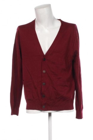 Herren Strickjacke Kallspin, Größe L, Farbe Rot, Preis 15,29 €