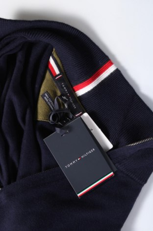 Jachetă tricotată de bărbați Tommy Hilfiger, Mărime XL, Culoare Albastru, Preț 763,29 Lei