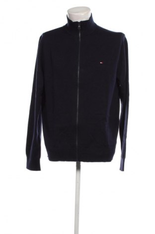 Jachetă tricotată de bărbați Tommy Hilfiger, Mărime XXL, Culoare Albastru, Preț 457,90 Lei