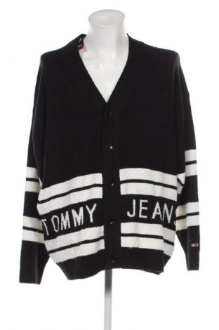 Jachetă tricotată de bărbați Tommy Jeans, Mărime XL, Culoare Negru, Preț 272,99 Lei