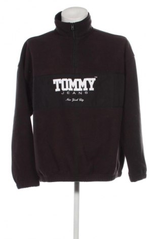 Ανδρική μπλούζα fleece Tommy Jeans, Μέγεθος M, Χρώμα Μαύρο, Τιμή 30,79 €