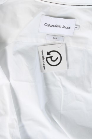 Męska koszula Calvin Klein Jeans, Rozmiar XXL, Kolor Biały, Cena 261,99 zł