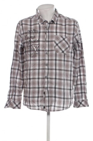 Herrenhemd Camp David, Größe XL, Farbe Grau, Preis 17,22 €