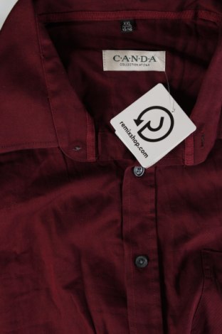 Herrenhemd Canda, Größe XXL, Farbe Rot, Preis 20,18 €