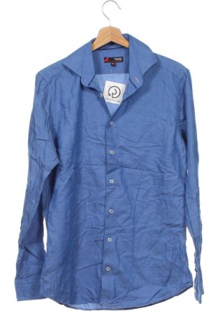 Мъжка риза Dressmann, Размер M, Цвят Син, Цена 8,50 лв.