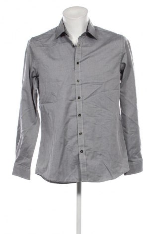 Ανδρικό πουκάμισο Dressmann, Μέγεθος L, Χρώμα Γκρί, Τιμή 8,41 €