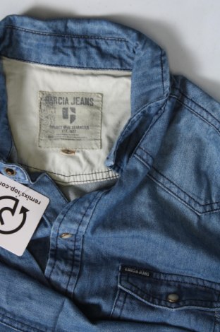 Мъжка риза Garcia Jeans, Размер S, Цвят Син, Цена 6,99 лв.