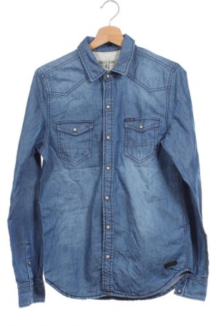 Ανδρικό πουκάμισο Garcia Jeans, Μέγεθος S, Χρώμα Μπλέ, Τιμή 6,31 €