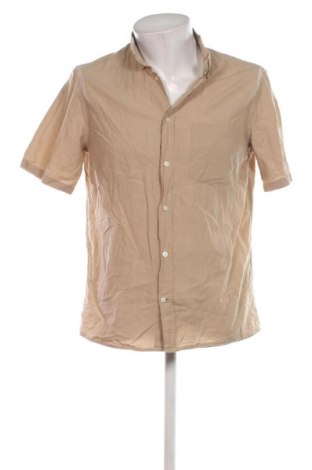 Ανδρικό πουκάμισο H&M, Μέγεθος M, Χρώμα  Μπέζ, Τιμή 9,87 €