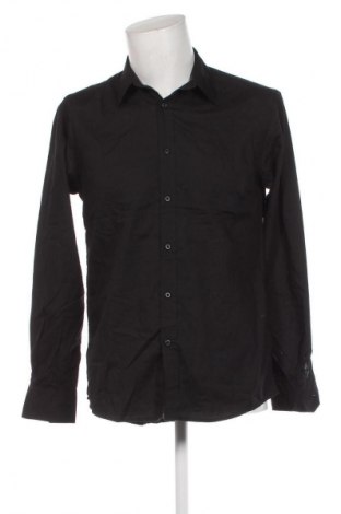 Ανδρικό πουκάμισο Pierre Cardin, Μέγεθος M, Χρώμα Μαύρο, Τιμή 13,61 €