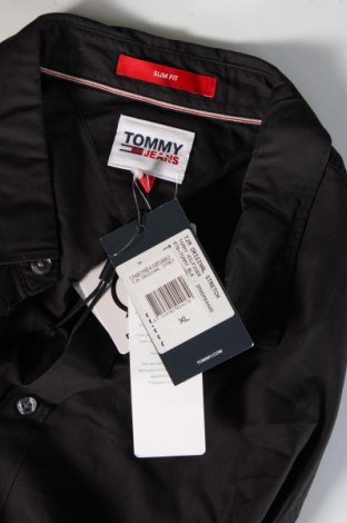 Férfi ing Tommy Jeans, Méret XL, Szín Fekete, Ár 15 899 Ft