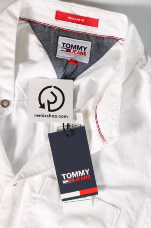 Мъжка риза Tommy Jeans, Размер M, Цвят Бял, Цена 149,00 лв.