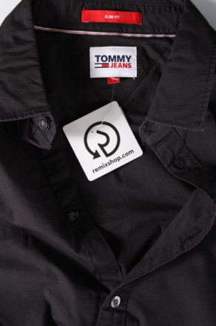 Pánská košile  Tommy Jeans, Velikost L, Barva Černá, Cena  1 963,00 Kč