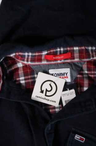 Мъжка риза Tommy Jeans, Размер M, Цвят Син, Цена 59,99 лв.