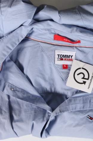 Herrenhemd Tommy Jeans, Größe XL, Farbe Blau, Preis € 43,79