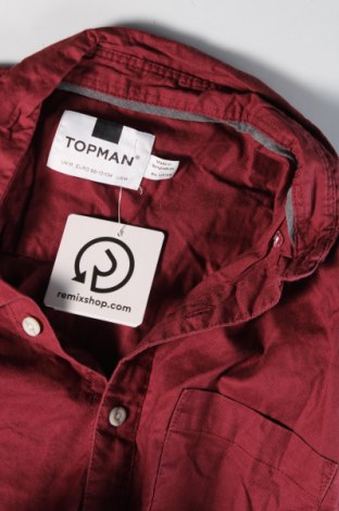 Herrenhemd Topman, Größe M, Farbe Rot, Preis € 23,66