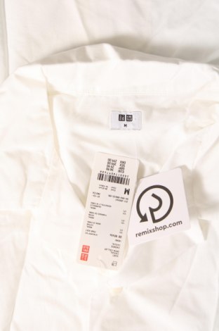 Мъжка риза Uniqlo, Размер M, Цвят Бял, Цена 53,99 лв.