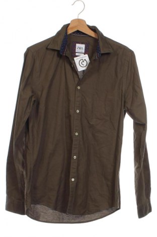 Herrenhemd Zara, Größe S, Farbe Grün, Preis 10,46 €